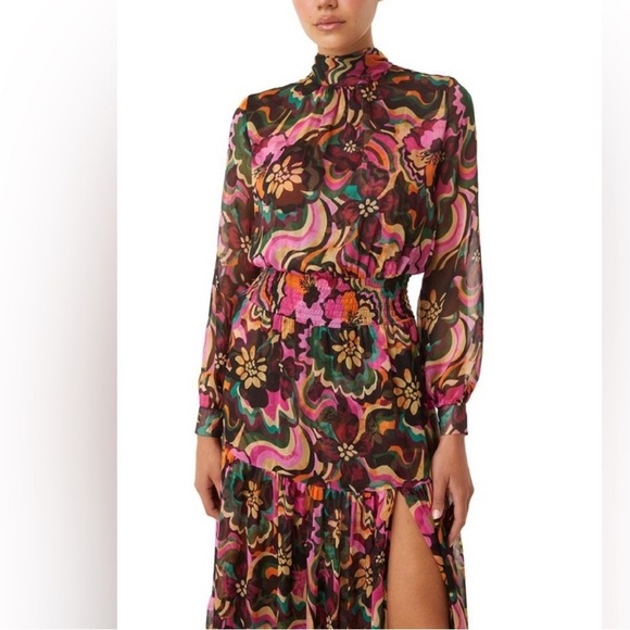 Misa Los Angeles Dresses & Skirts - MISA LOS ANGELES - Daphne Dress in Flora Groove- Small